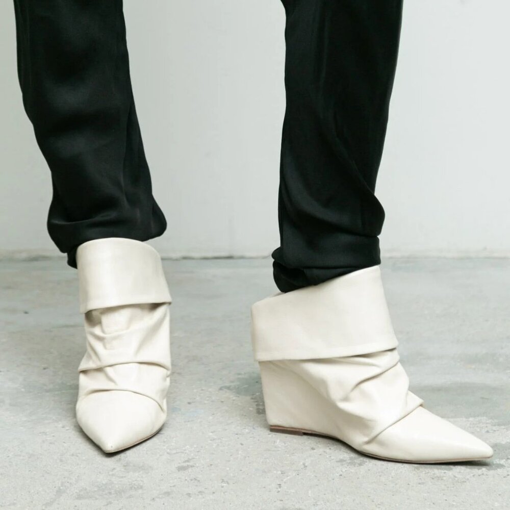 Nicholas K Jude Mule,  lambskin leather, size W39, beige- RARE, sold out online! - Picture 8 of 16